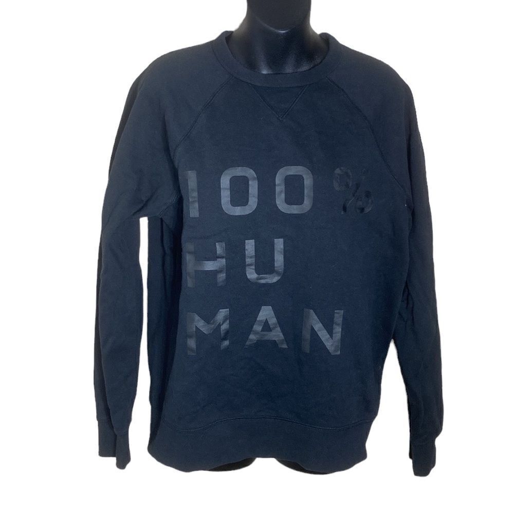 Everlane sweater 100% human pullover small black on black - Picture 4 of 6